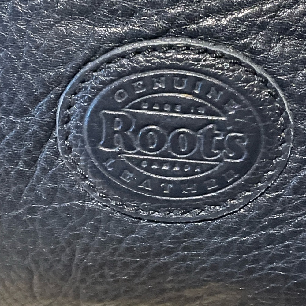 Roots vintage black leather bag - Picture 3 of 11